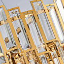 Ljojo Luxury Modern Gold Crystal LED Ceiling Light for Living Room Chandelier