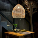 Rattan Pendant Chandelier Ceiling Light by Ljojo™ - Hand Knitted, Modern Design