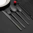 Ljojo 20-Piece Stainless Steel Gold Cutlery Set and Metal Straw Kit