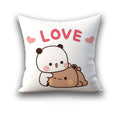 Ljojo 45x45 Cushion Cover, Cute Square Pillowcase, Birthday Wedding Gift