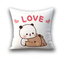 Ljojo 45x45 Cushion Cover, Cute Square Pillowcase, Birthday Wedding Gift