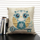 Ljojo Mermaid Linen Cushion Cover for Living Room Sofa Decoration