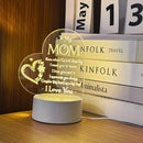 Carving Night Lights for Mom - Unique Heartfelt Gift for Mother's Day by Ljojo