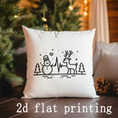 Christmas Digital-Printed Pillow Covers for Home Decor by Ljojo