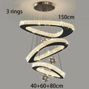 Ljojo Luxury Crystal Chandelier | Elegant Dining Room Pendant Lamp Modern Home Decor Lighting