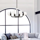Nordic Glass LED Chandelier Pendant Lamp for Home Decor by Ljojo