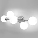 Ljojo 5-Head G9 Indoor Wall Light in Black Gold for Bathroom Mirror Vanity