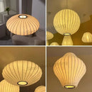 Denmark Designer Silk Pendant Lamp Minimalist Nordic Wabi Sabi for Hotel Restaurant by Ljojo.