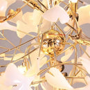 Ceramic Ginkgo Leaf Large Pendant Lamp for Villa Hotel Staircase by Ljojo
