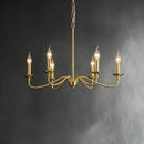 American Retro Gold Candle Chandeliers for Living Dining Room by Ljojo: Pendant Lighting Fixture
