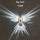 Eagle Owl Light Projection 3D Printed Night Light LED Wall Lamp by Ljojo