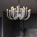Ljojo Luxury Crystal Pendant Chandelier for Living & Dining Room