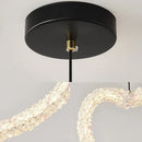 Crystal Heart-shaped Modern Pendant Light for Bedroom Living Room by Ljojo