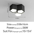 Nordic Designer LED Ceiling Lamp with Remote Dimming - Modern Lustres for Living Room and Bedroom by Ljojo