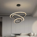 Luxury Nordic Multi-Ring Metal LED Pendant Lights for Hotel Villa | Ljojo