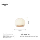 Ljojo Minimalist Knitted Pendant Light for Chic Spaces