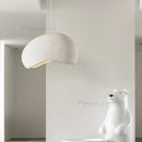 Ljojo Japanese Resin Pendant Light: Wabi-Sabi Bread Hanging Lamp for Dining Room Home Decor