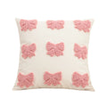 Ljojo Love Tufted Velvet Pillow Cover Cute Pink Valentine's Day Cushion Cover