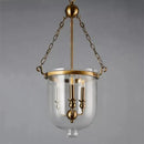 Retro Candle Chandelier Modern LED Pendant Light Stylish Decor for Bedroom Living Room - Ljojo