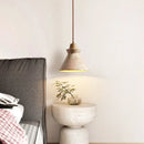 Ljojo Retro Nordic Yellow Travertine Pendant Lamp for Bedroom Bar Dining Room