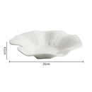 Ljojo Lotus Leaf Ceramic Soup Plate Set for Molecular Cuisine