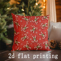 Christmas-Themed Digital Printed Pillow Covers by Ljojo for Sofa Bedroom Car