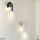 U Shape Wall Lamp Nordic Sconce Lights for Bedroom Living Room by Ljojo