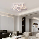 Ljojo Lotus Ceiling Fan Light: Remote Control, 6-speed, Decorative LED for Living Room & Bedroom