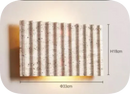 Ljojo 4W LED Wall Lamp Sconce with Knob Switch for Bedroom & Living Room Lighting