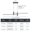 Ljojo Minimalist LED Pendant Chandelier for Kitchen Island Dining Table