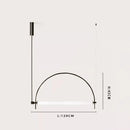 Ljojo Minimalist Hanging LED Chandeliers Pendant Lights for Living Room Office Bedroom Home