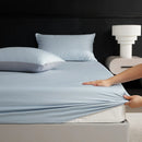 Ljojo Luxury Cotton Fitted Sheet for Hot Sleepers - Moisture-Wicking Mattress Cover