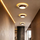 Minimalist Stone Ceiling Light Retro Walnut Living Room Indoor Lighting Ljojo
