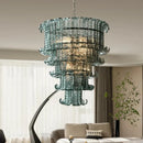 Ljojo Light Luxury Glass Chandelier for Living Room and Restaurant