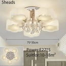 LED Ceiling Light Modern Crystal Warm Atmosphere for Living Room | Ljojo