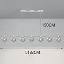 Ljojo Luxury Crystal Chandelier Pendant Light for Dining Room & Living Room Decor
