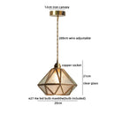 Ljojo Lotus Leaf Flower Glass Pendant Lamp - Nordic Modern Hanging Lights