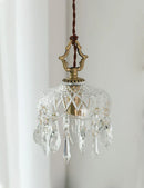 Ljojo Medieval Crystal Wall Lamp Bedroom Living Room Luxury French Glass Lights