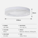 Ljojo LED Crystal Ceiling Light - Modern Design for Home Decor