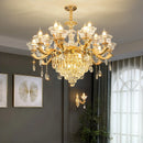 Crystal Luxurious European Style Pendant Lamp French Atmosphere Living Room Dining Light Ljojo