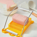 Ljojo Lunch Meat Slicer: Stainless Steel Food Cutter for Home Kitchen