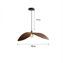 Walnut LED Pendant Lamp Modern Minimalist Dining Room Chandelier by Ljojo