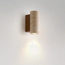 Japanese Wabi-Sabi Style Yellow Cave Stone LED Wall Lamp for Bedroom by Ljojo