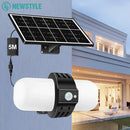 Ljojo 1000LM Solar Security Motion Sensor Flood Lights for Outdoor Garden
