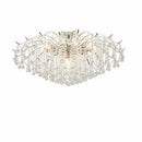 Ljojo Luxury Chrome LED Ceiling Chandelier - Elegant Home Decor and Lighting