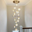 Ljojo Luxury Crystal Ceiling Pendant Light with LED for Villa Living