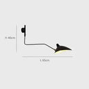 Aluminium Adjustable Long Arm LED Wall Lamps for Bedroom | Nordic Retro Spider Serge Mouille by Ljojo