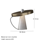 Ljojo Marble Table Lamp: Minimalist Modern Luxury Stone Light for Bedroom or Hotel