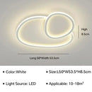 Ljojo Geometric LED Ceiling Light Chandelier Modern Living Room Decorative Home Lamp