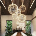 Modern Design Spark Ball LED Pendant Light Full Sky Star Art Chandelier by Ljojo